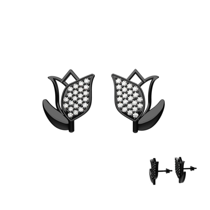 Small flower earrings, everyday wear