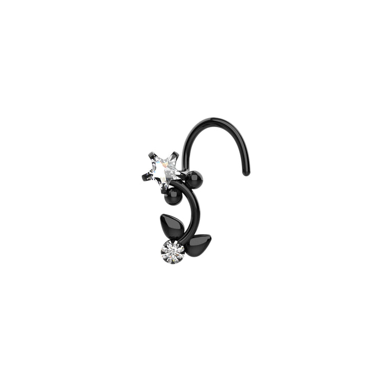 black & gold nose jewelry – sophisticated and cultural design