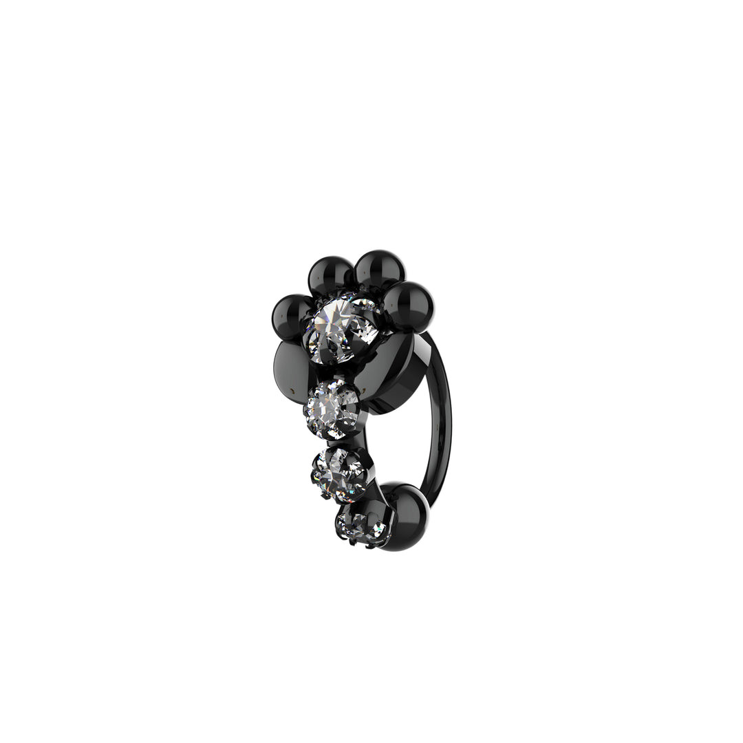 Lightweight hoop nose ring