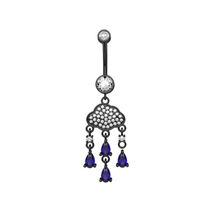 Stylish floating navel ring