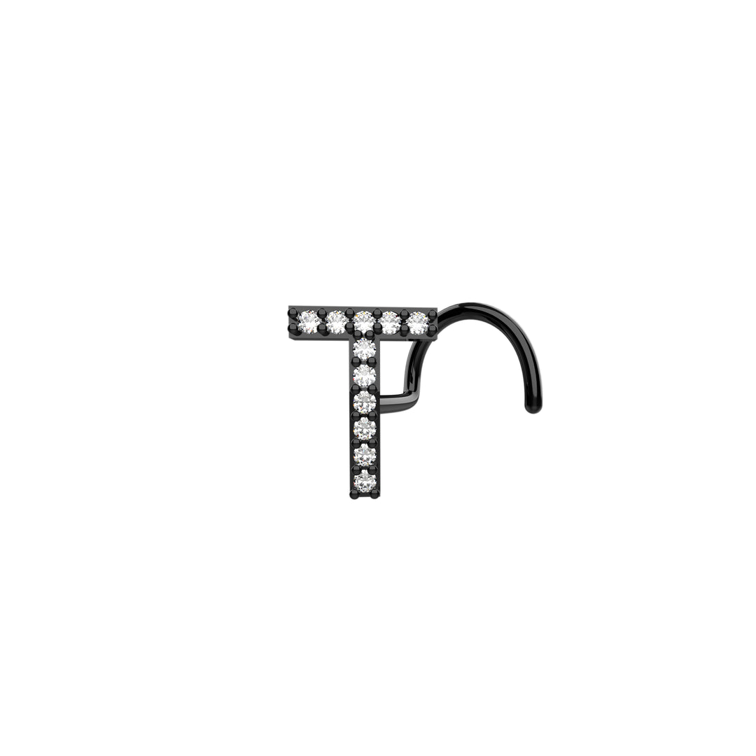 Dainty T nose piercing jewelry USA