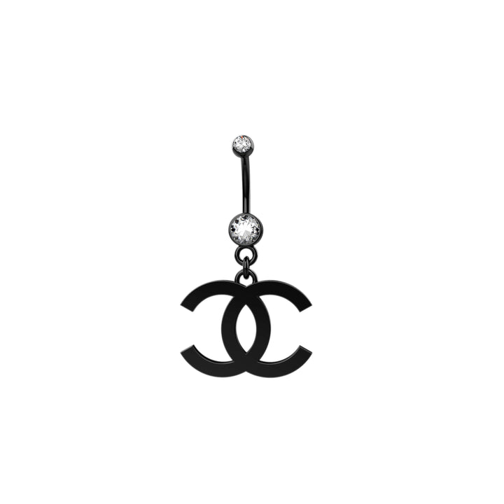 Chanel style belly ring