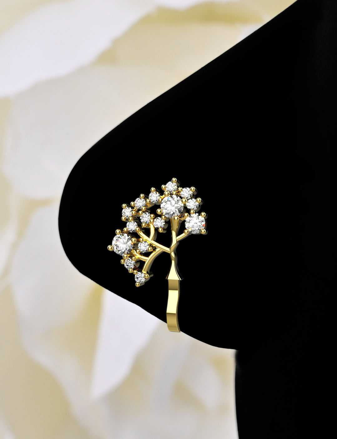 Threadless nose ring