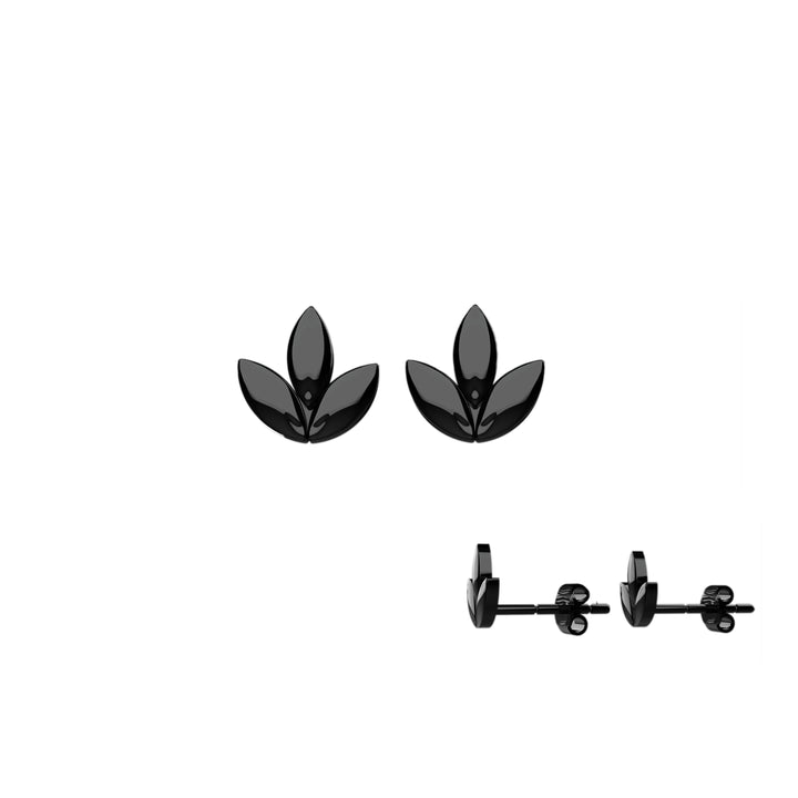 Small leaf earrings for women