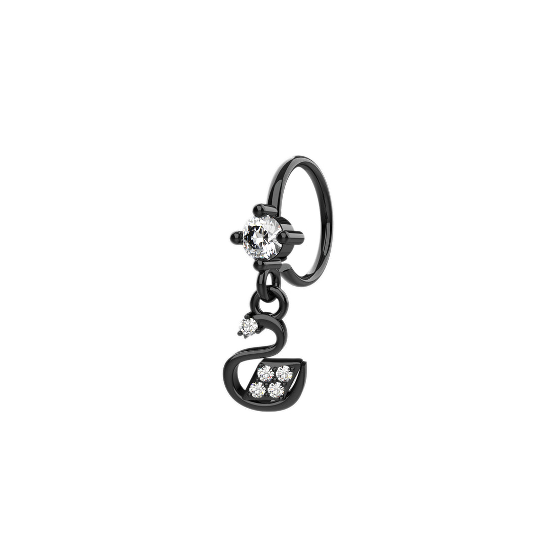 Stylish dangle nose ring