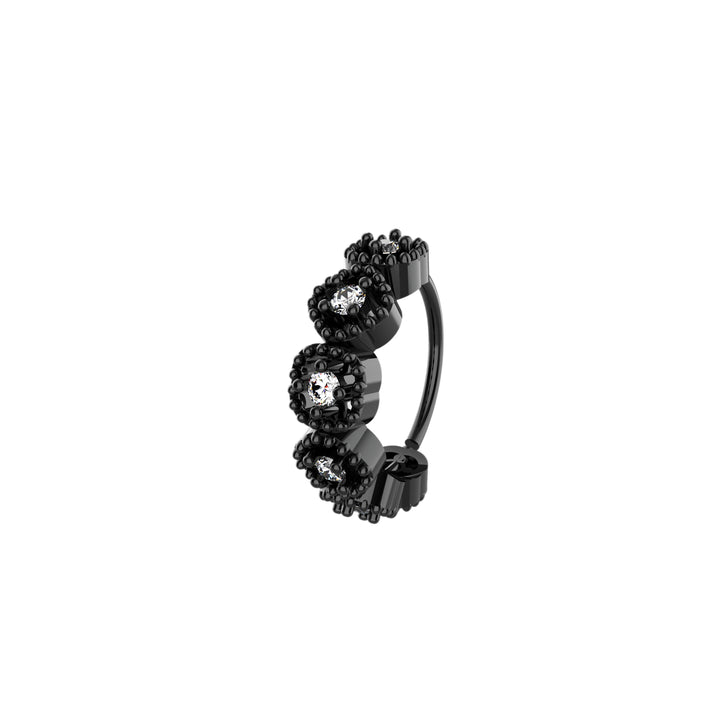 Thin 14k gold nose hoop