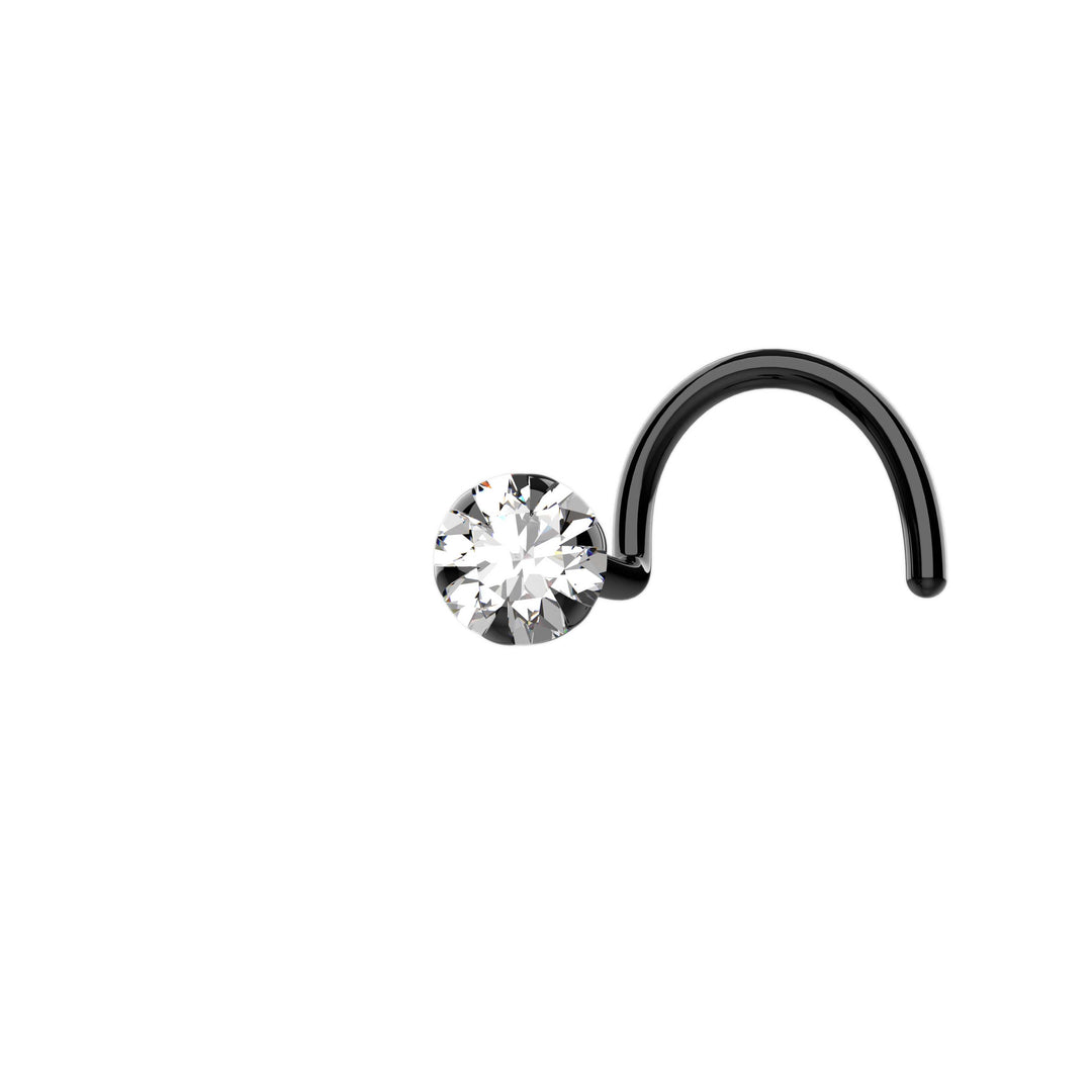 classic nose piercing – sparkle with a diamond stud