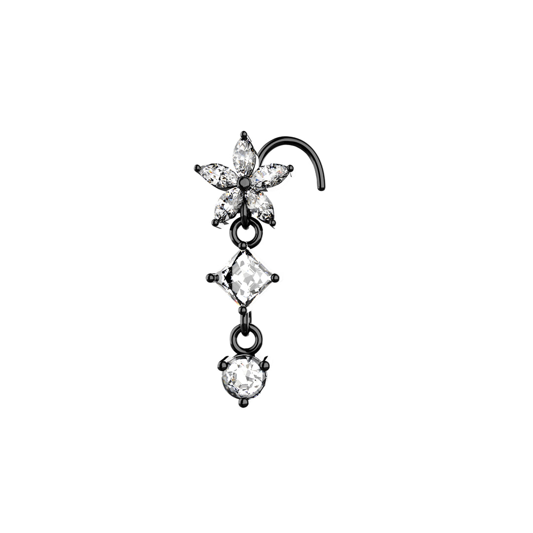 gold nose jewelry – perfect for a refined look