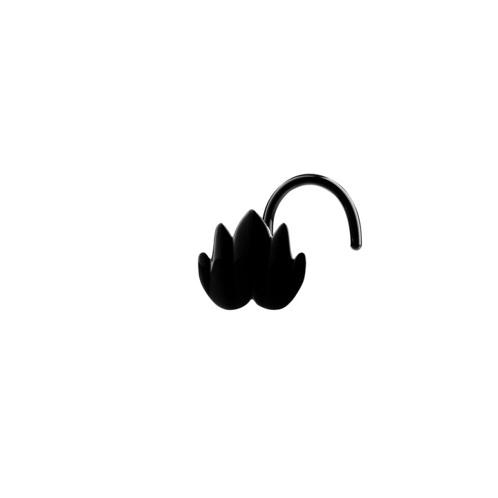 Secure fit nose ring gold