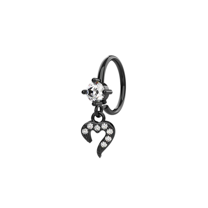 Dangle nose ring – eye-catching and delicate design