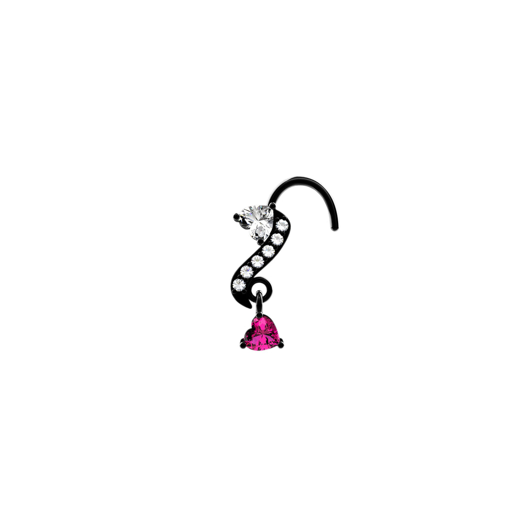 Dangle nose stud – unique and eye-catching