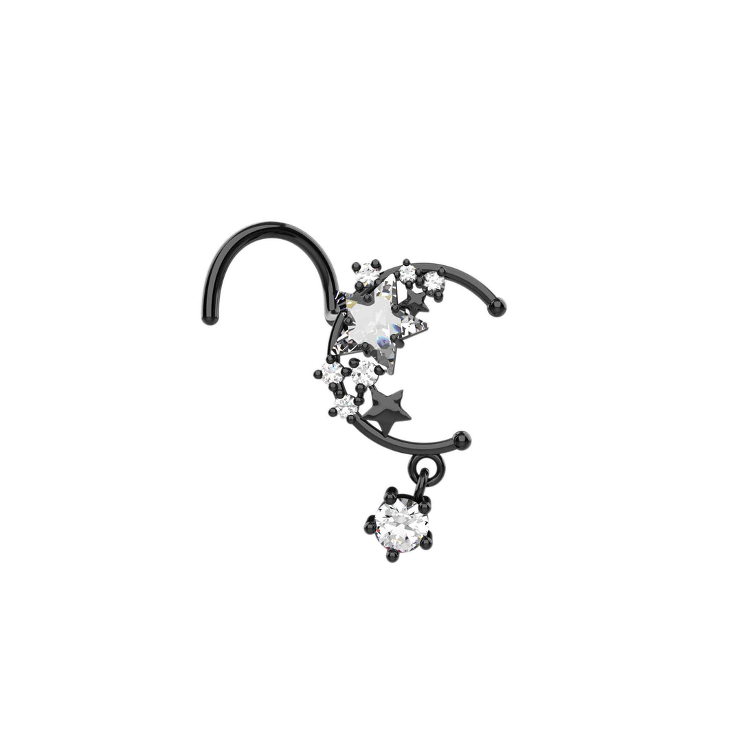 Celestial Nose Piercing – trendy and unique design