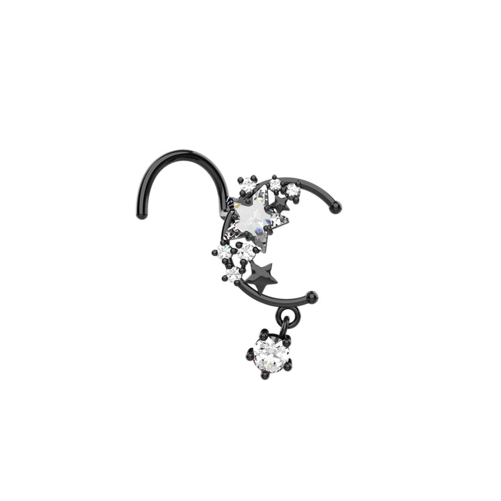 Celestial Nose Piercing – trendy and unique design