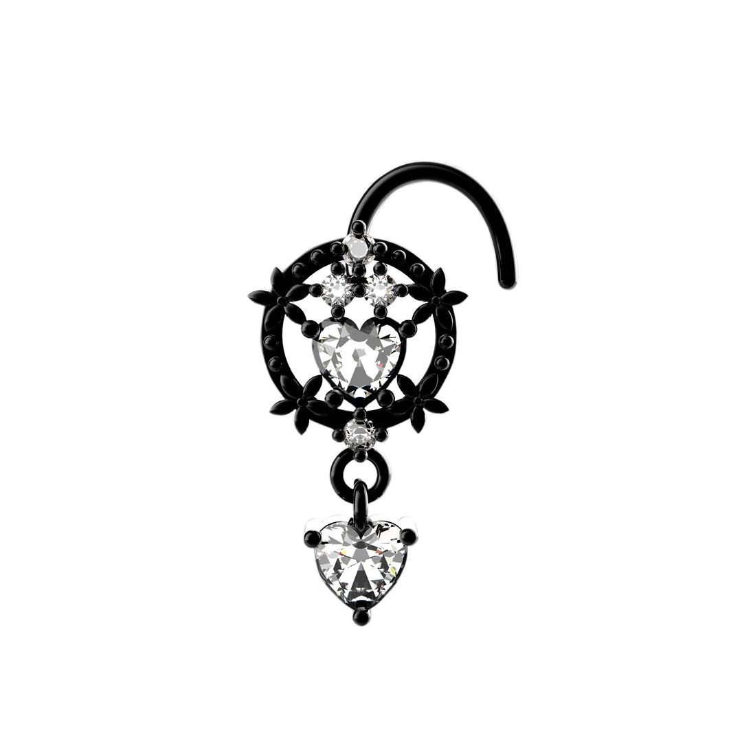 Elegant nose piercing jewelry for women