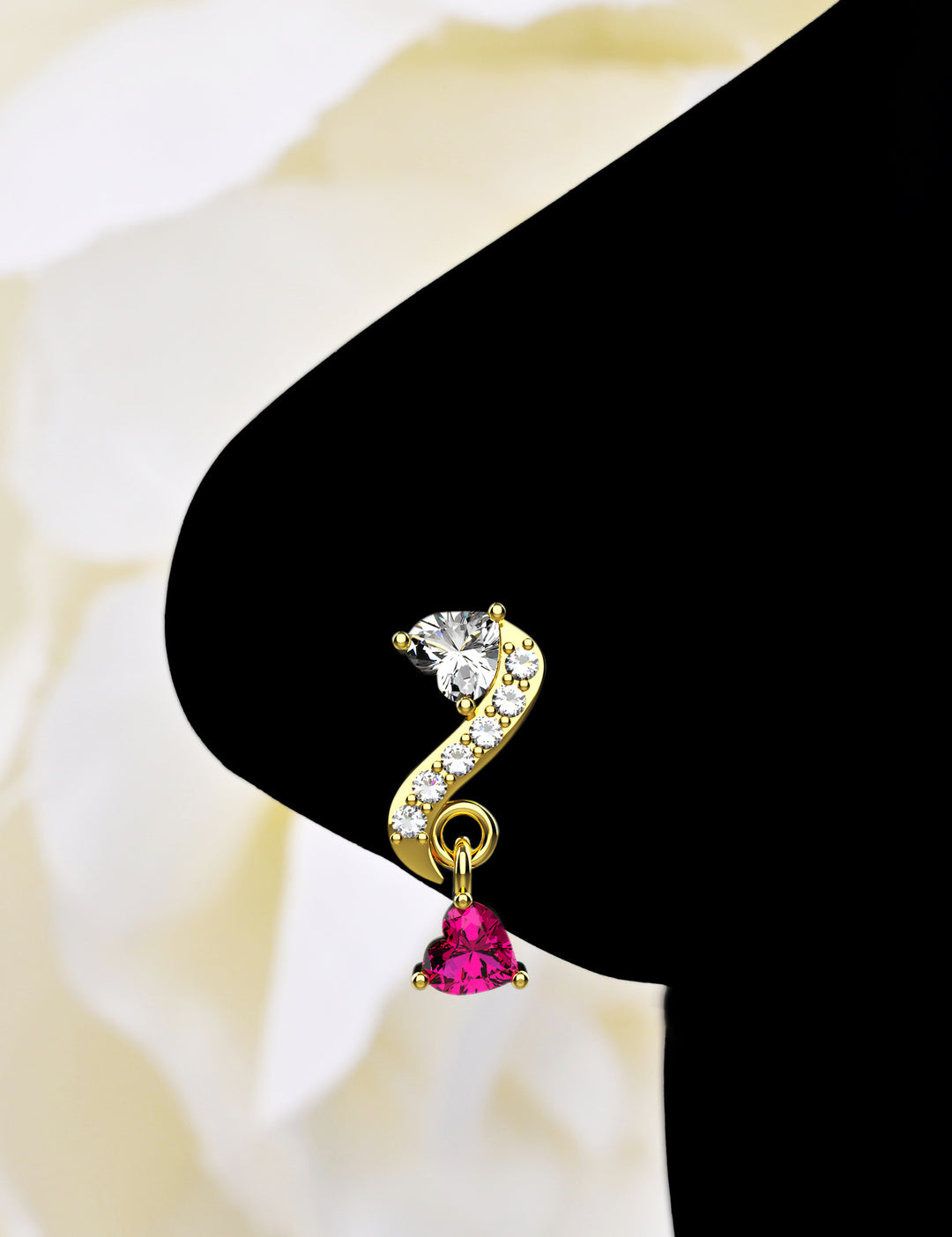 Dangle nose ring – stylish and trendy jewelry