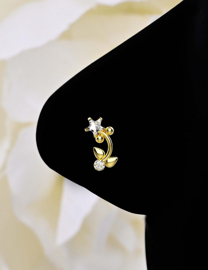 gold nose stud – classic and stylish nose jewelry