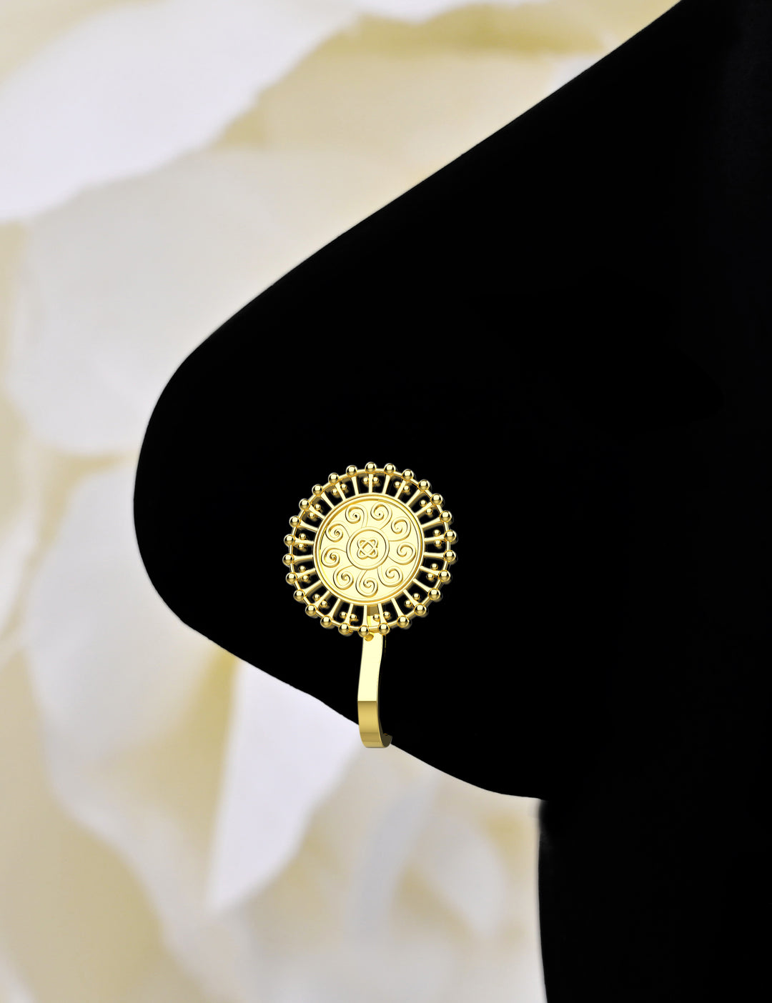 14k gold fake nose ring
