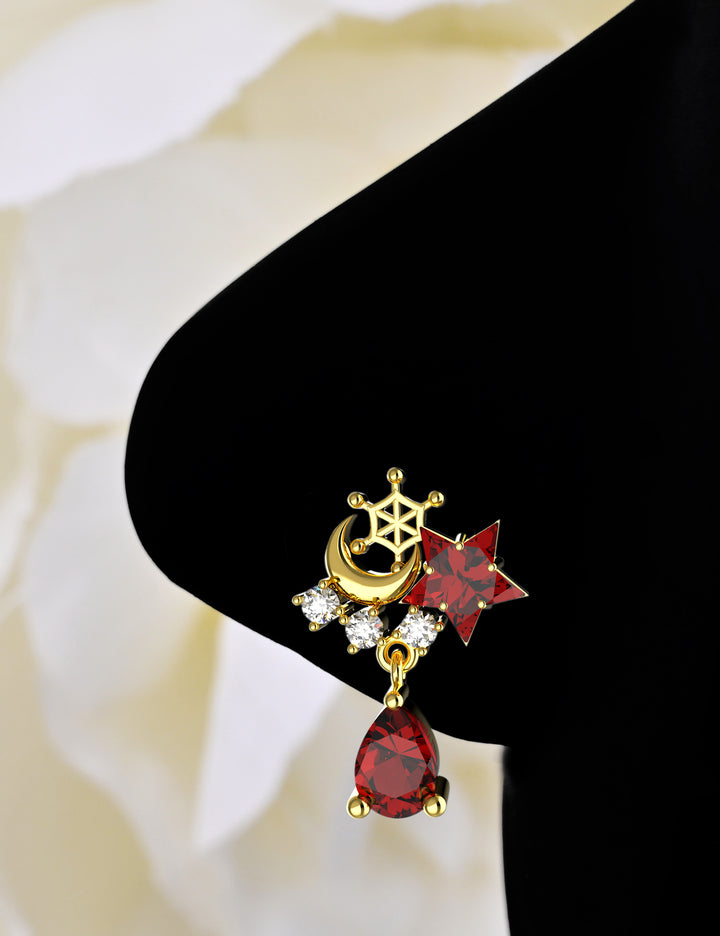 dangle nose ring – stylish and elegant nose jewelry