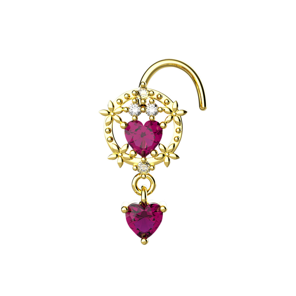 Elegant dangle nose jewelry