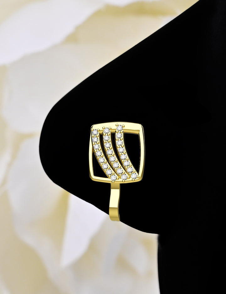 Faux nose ring cuff