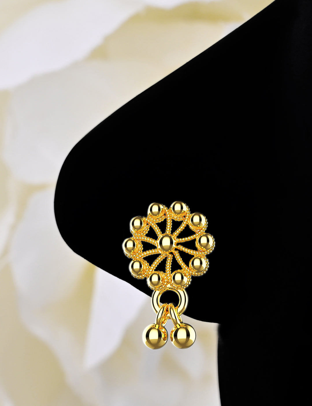 solid gold nose ring