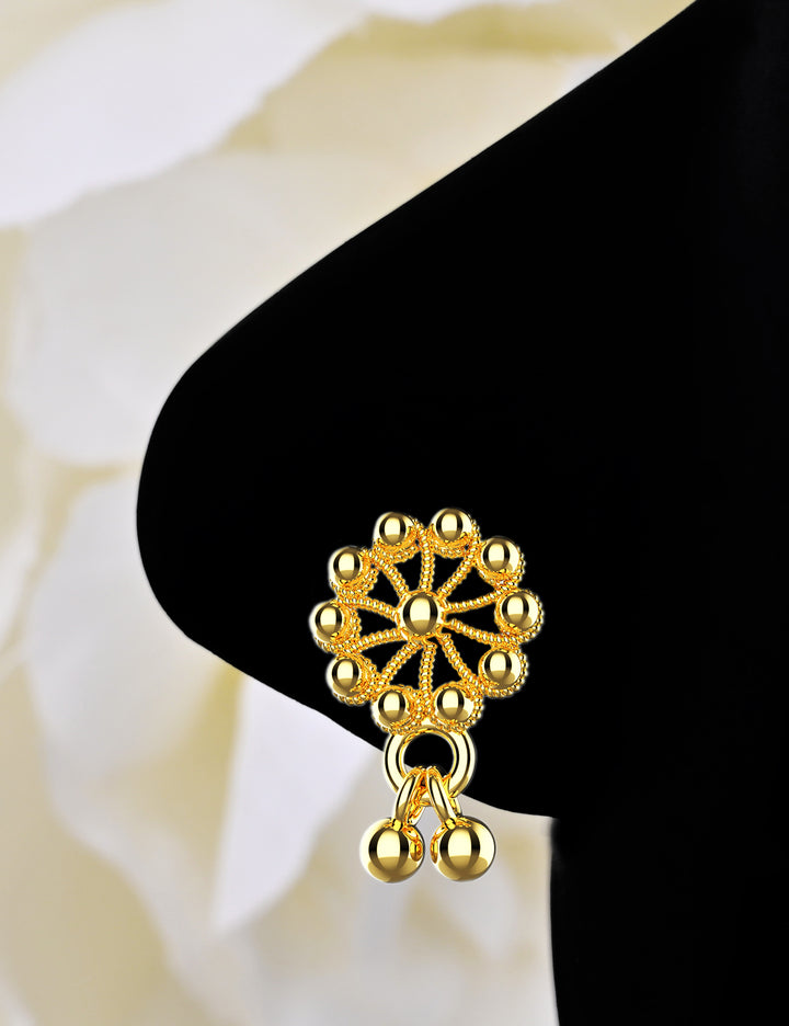 solid gold nose ring