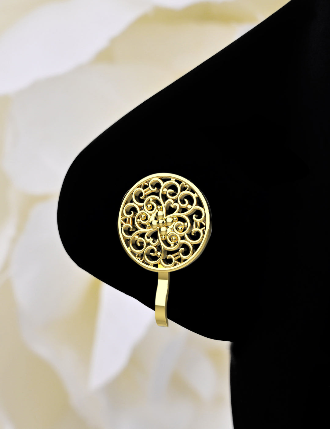 Gold fake nose ring