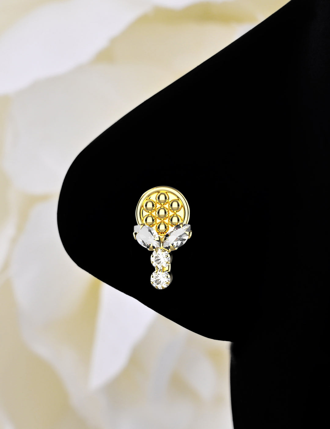 tribal nose ring gold