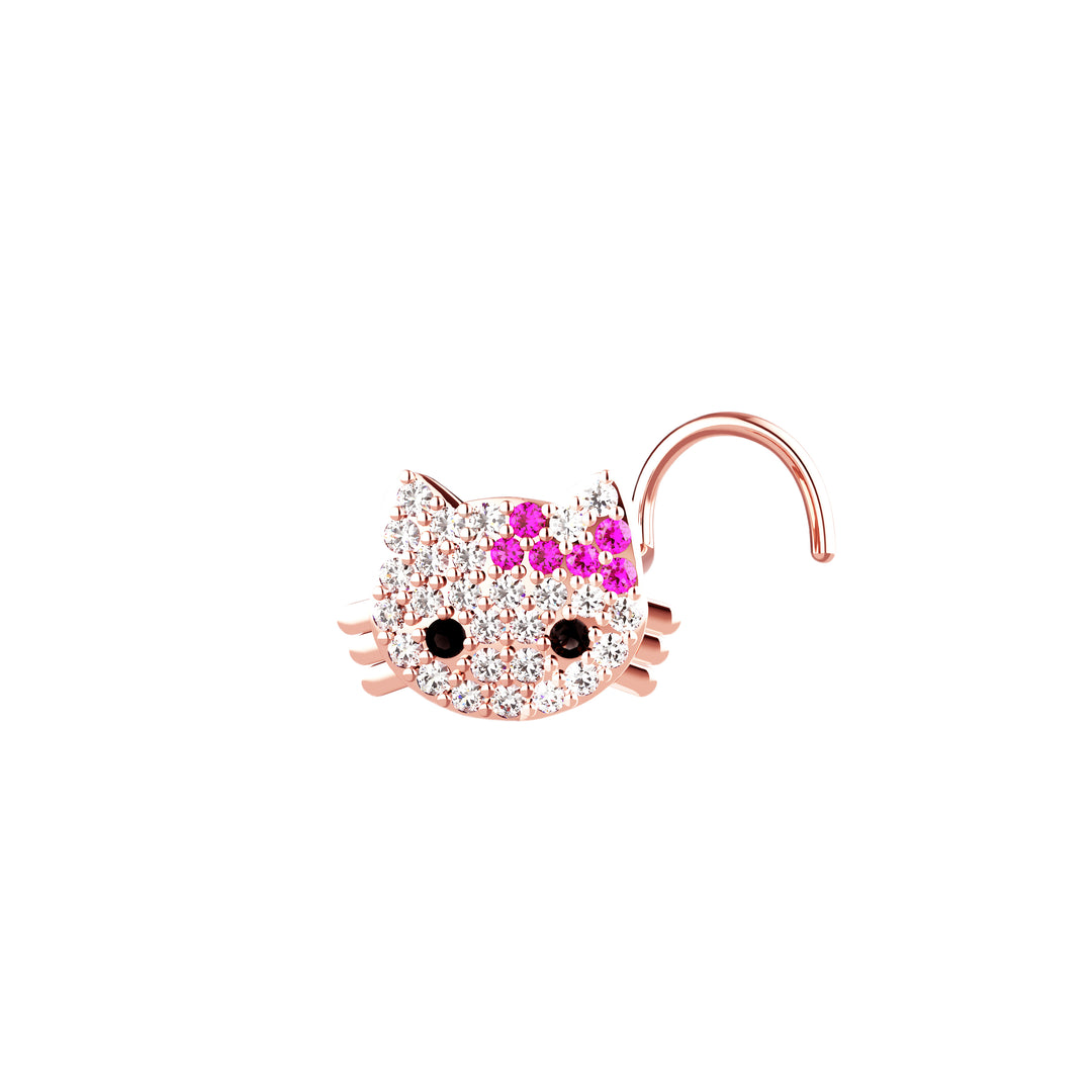 black eyes nose stud – adorable and elegant jewelry
