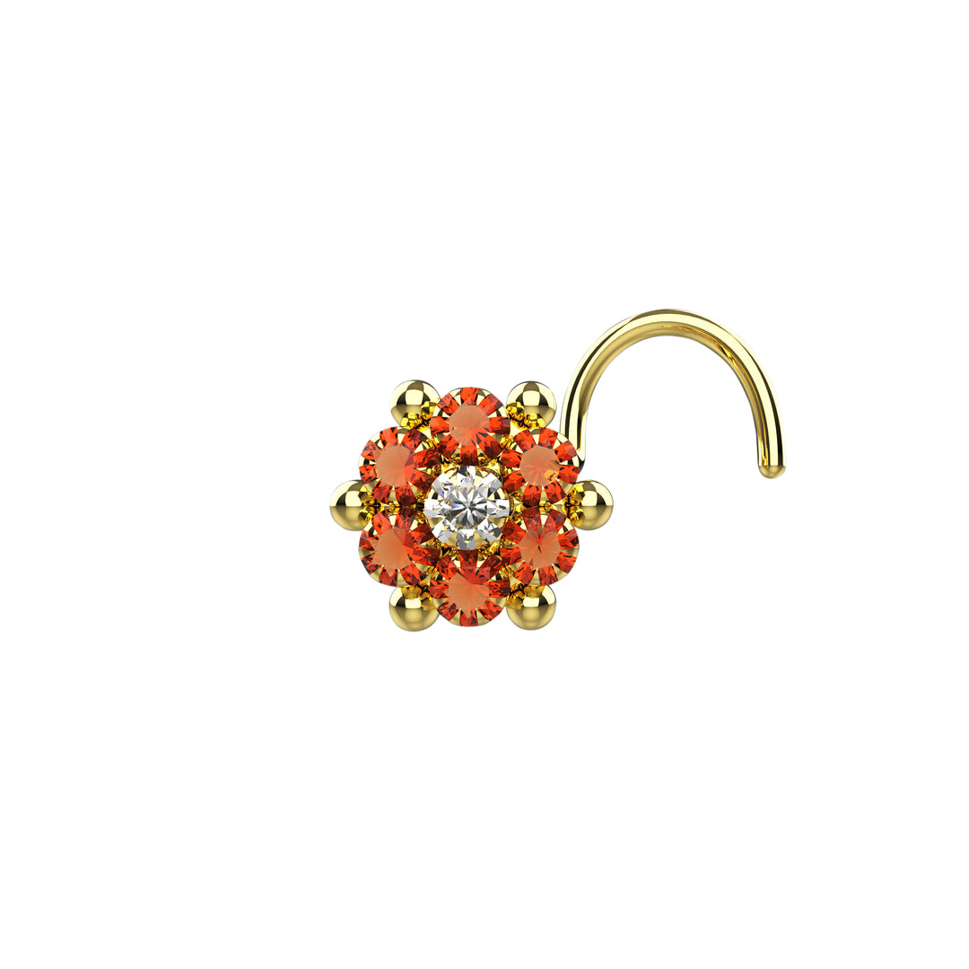 14K gold nose stud – elegant and timeless jewelry