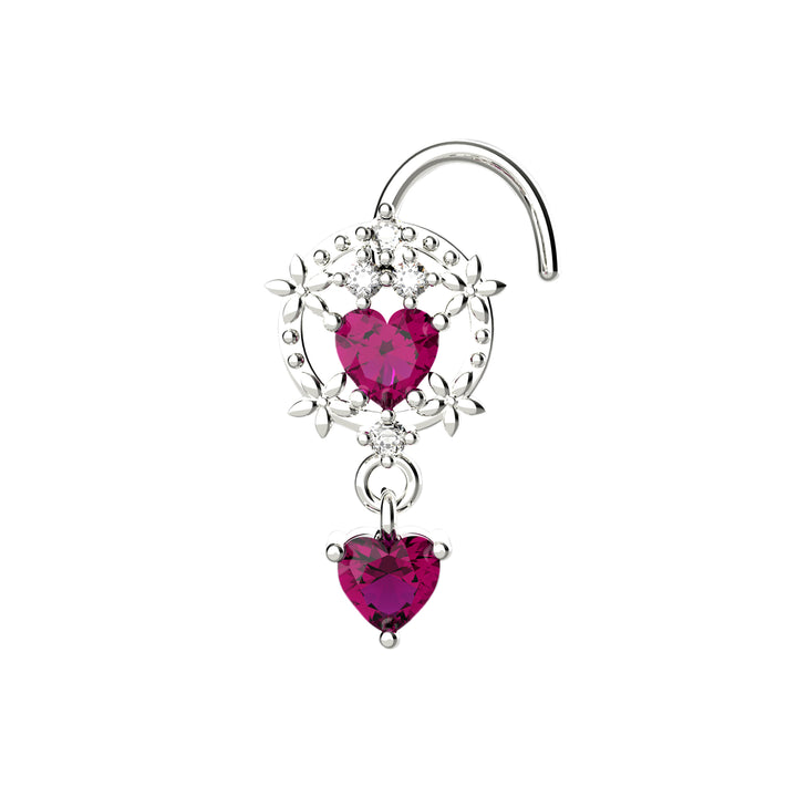 Chic nose ring dangle design