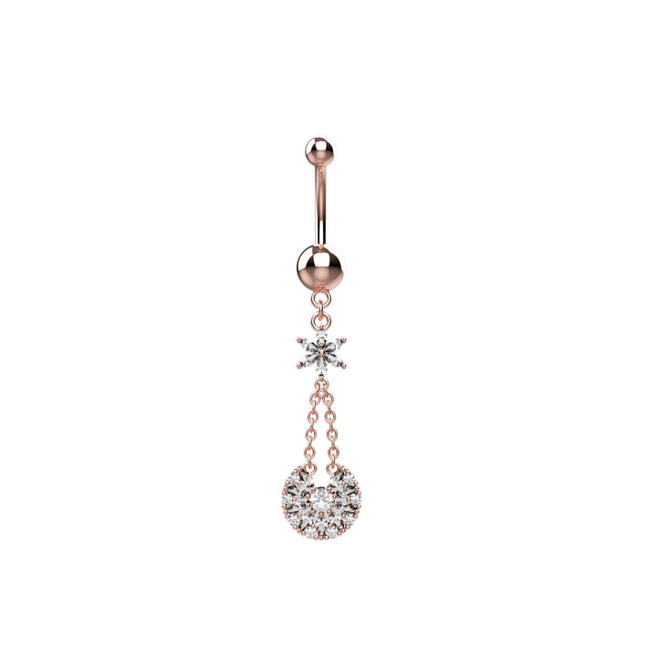Gold belly ring