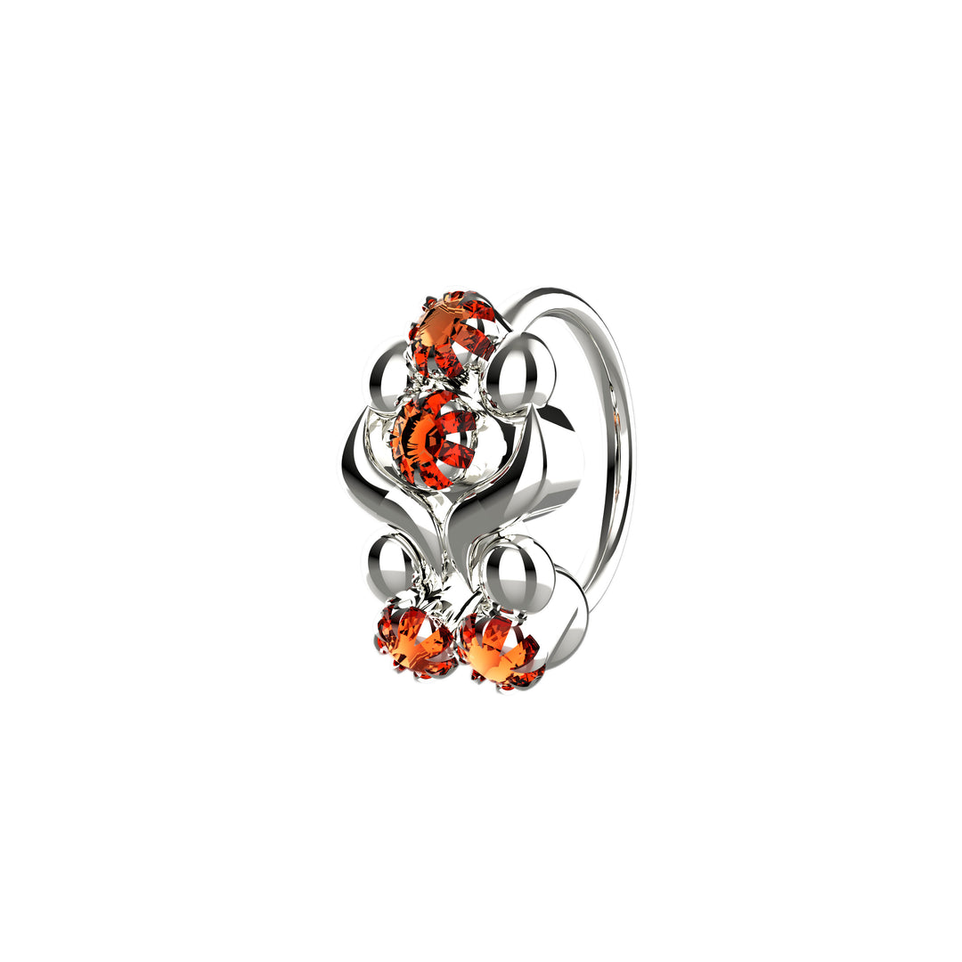 Lightweight hoop nose ring