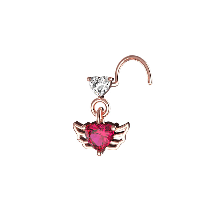 heart-shaped nose jewelry – timeless and trendy