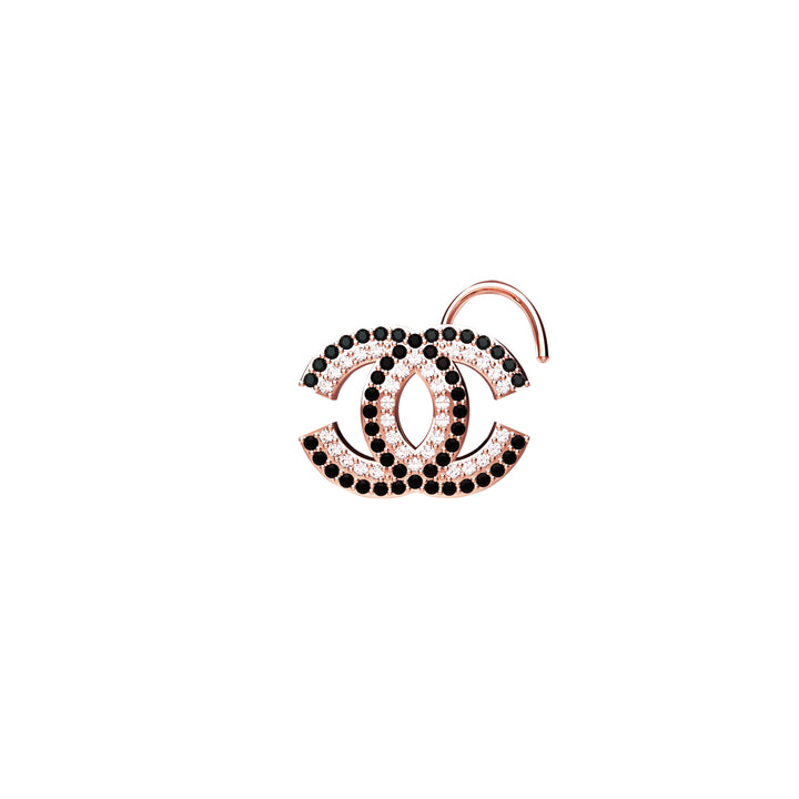 bold gold nose jewelry