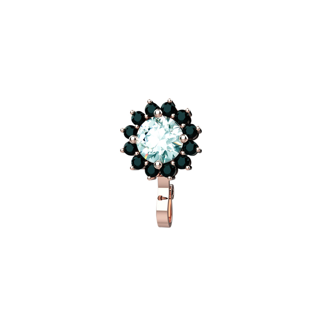 Dainty silver faux nose ring