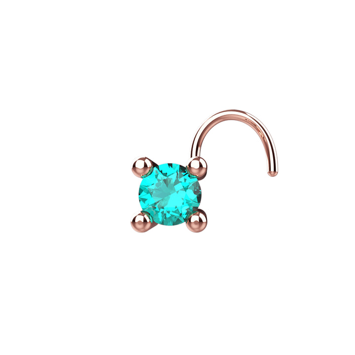 Simple and delicate nose stud
