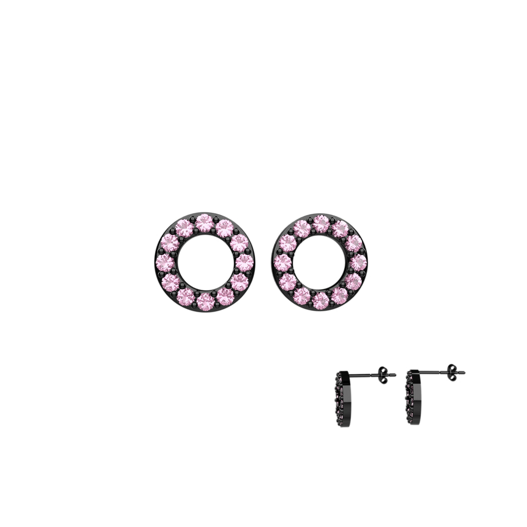 Pastel pink earrings – simple stud earrings for girls