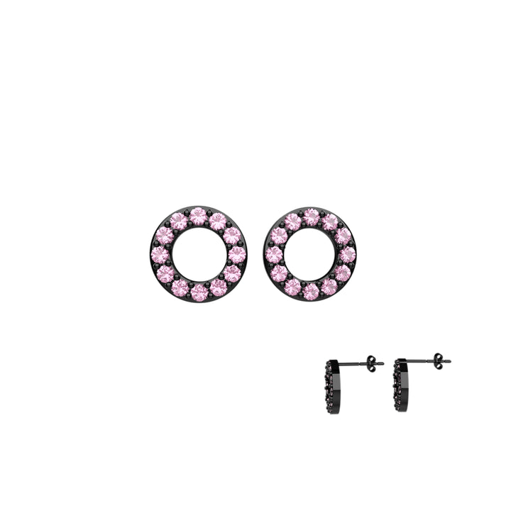 Pastel pink earrings – simple stud earrings for girls