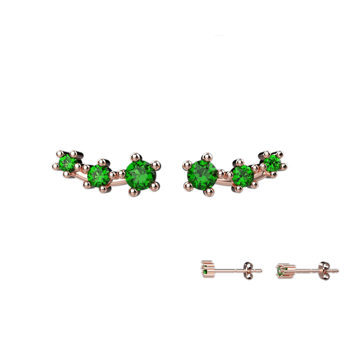Small everyday gold studs