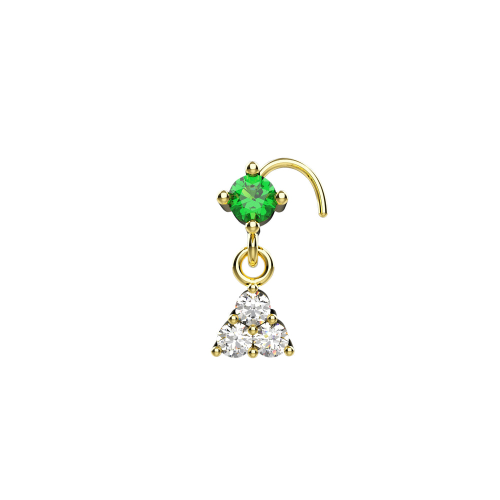 24k gold nose ring