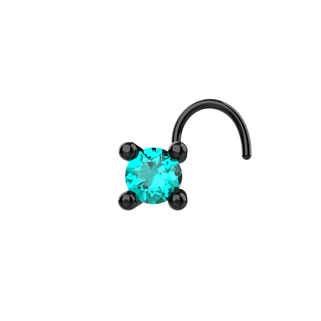 Small nose stud for women