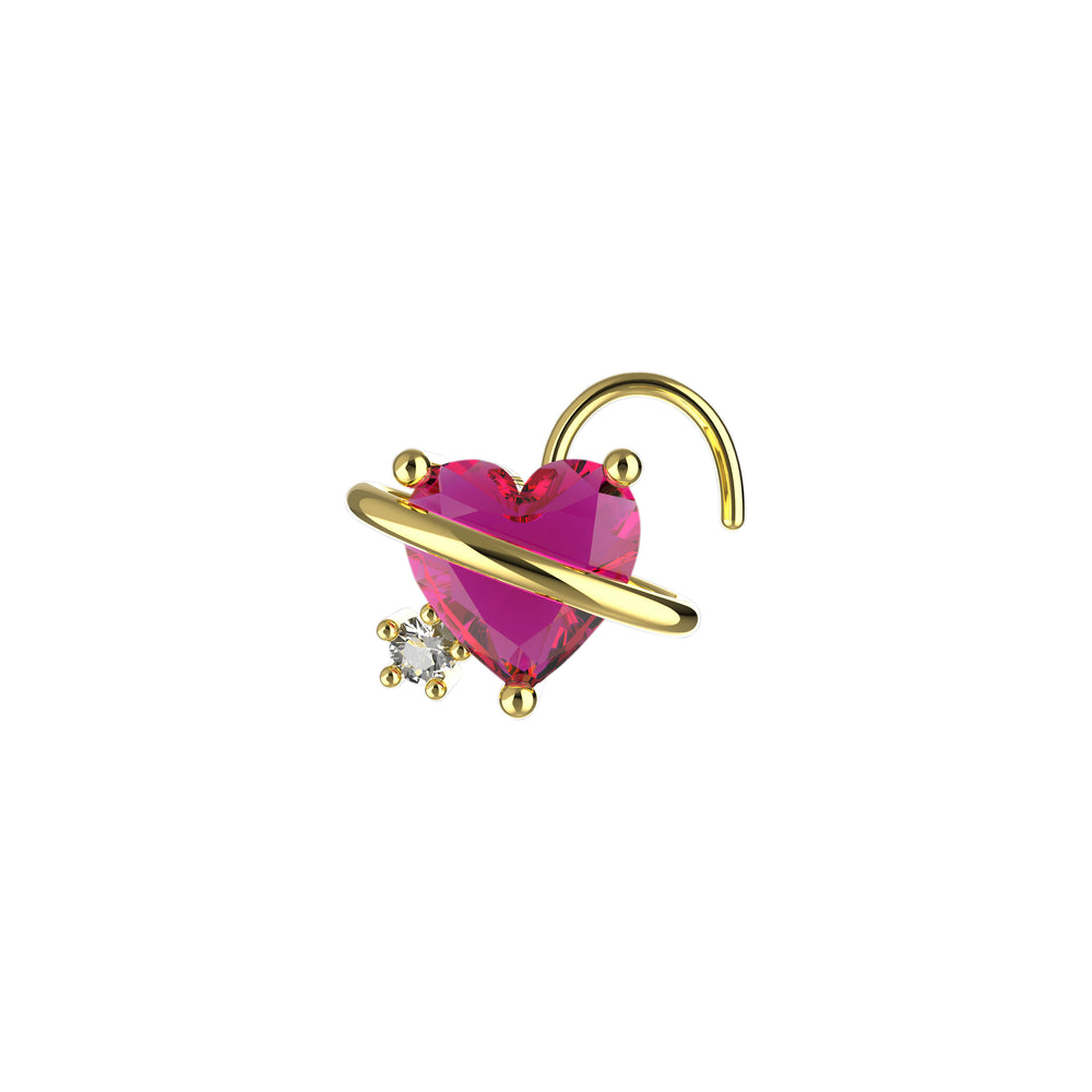 ruby nose ring – stylish and sophisticated nose piercing