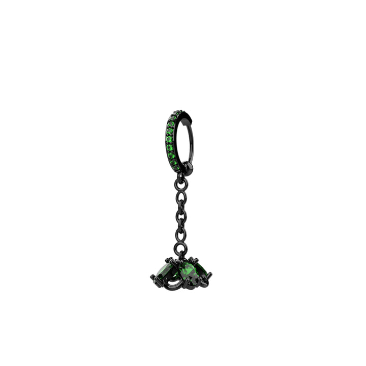 Dangle hoop nose jewelry