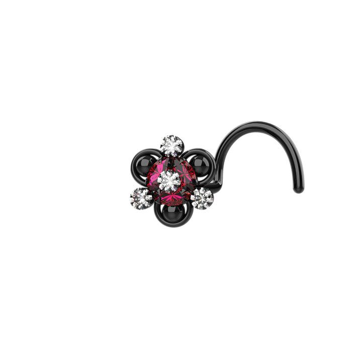 Stylish and minimalist nose piercing jewelry.