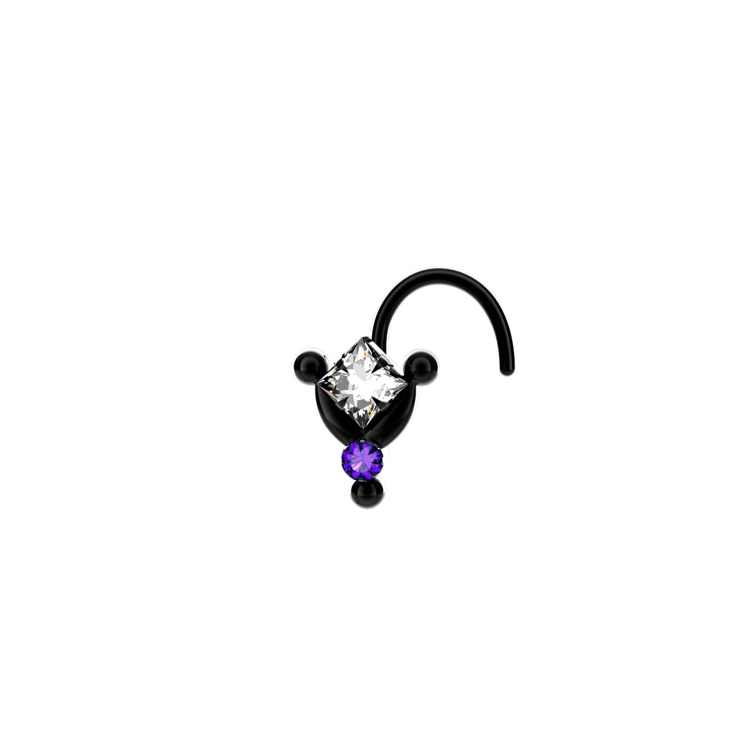 Minimalist nose stud for women