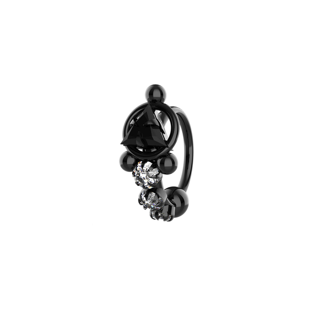 Thin nose ring hoop jewelry