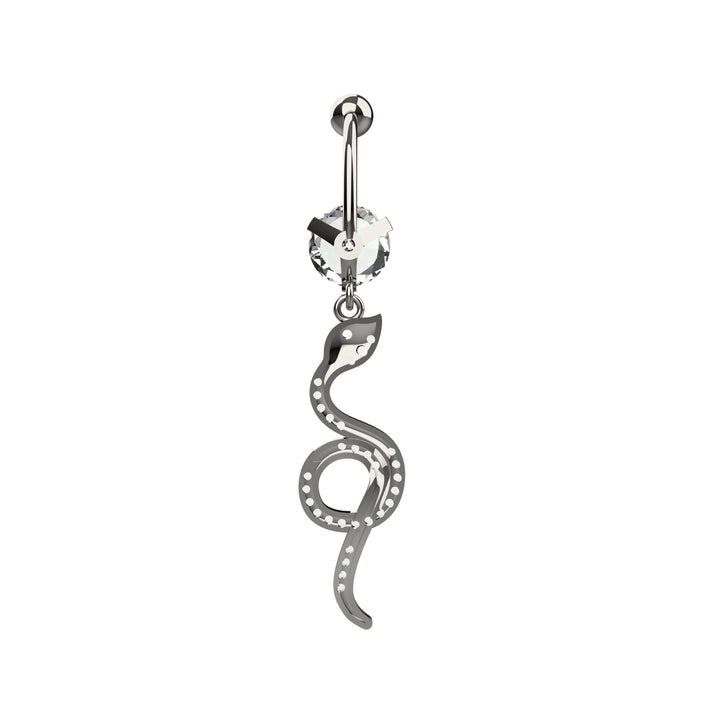 Reptile belly ring – stylish and edgy accessory