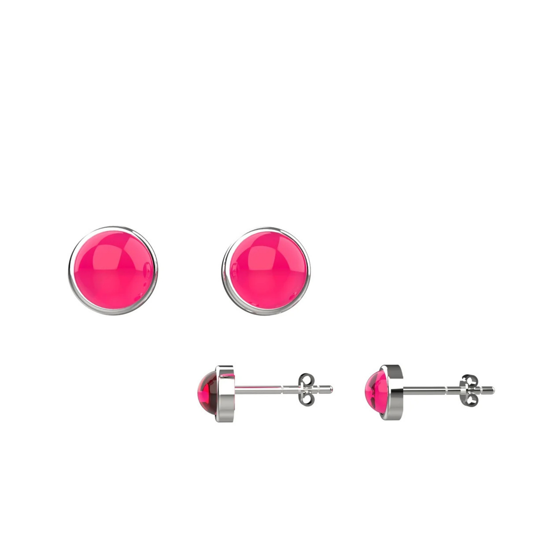 Red ruby stud earrings – timeless women’s jewelry