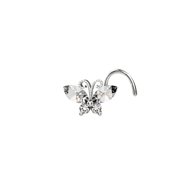 Butterfly Nose Stud – perfect for a subtle, charming look
